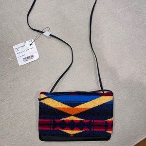 Pendleton La Paz Black wallet purse with adjustable length strap NWT